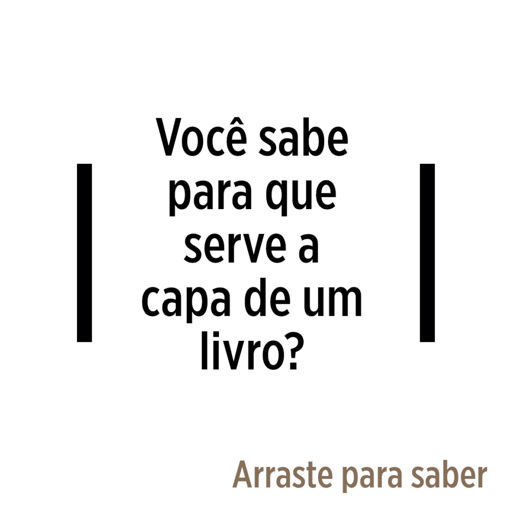 Para que serve a capa de um livro